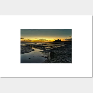 Bamburgh Sunrise Posters and Art